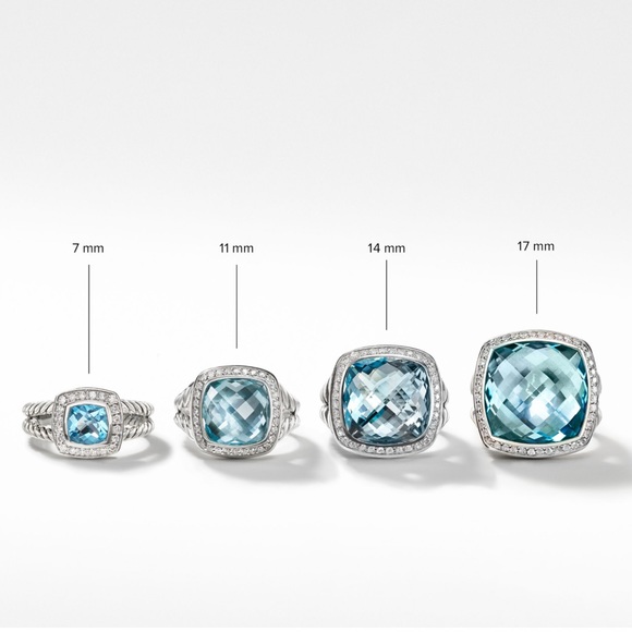 David Yurman Prasiolite Petite Albion Ring - Picture 4 of 6